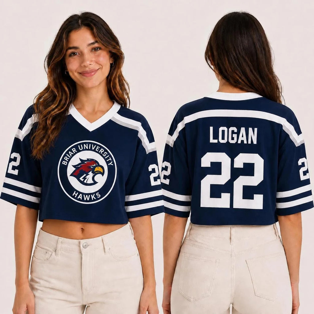 Briar University Hawks Crop Hockey Jersey
