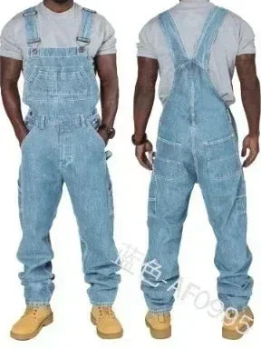 Men's Loose Straight Leg Denim Jeans