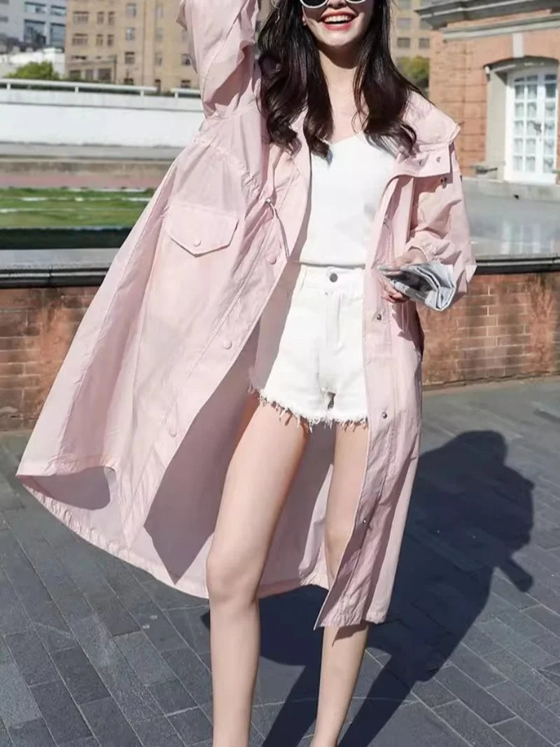 Women's Lightweight Korean Style Sun Coat