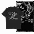 Men's Astronaut Moon Print Graphic T-Shirt