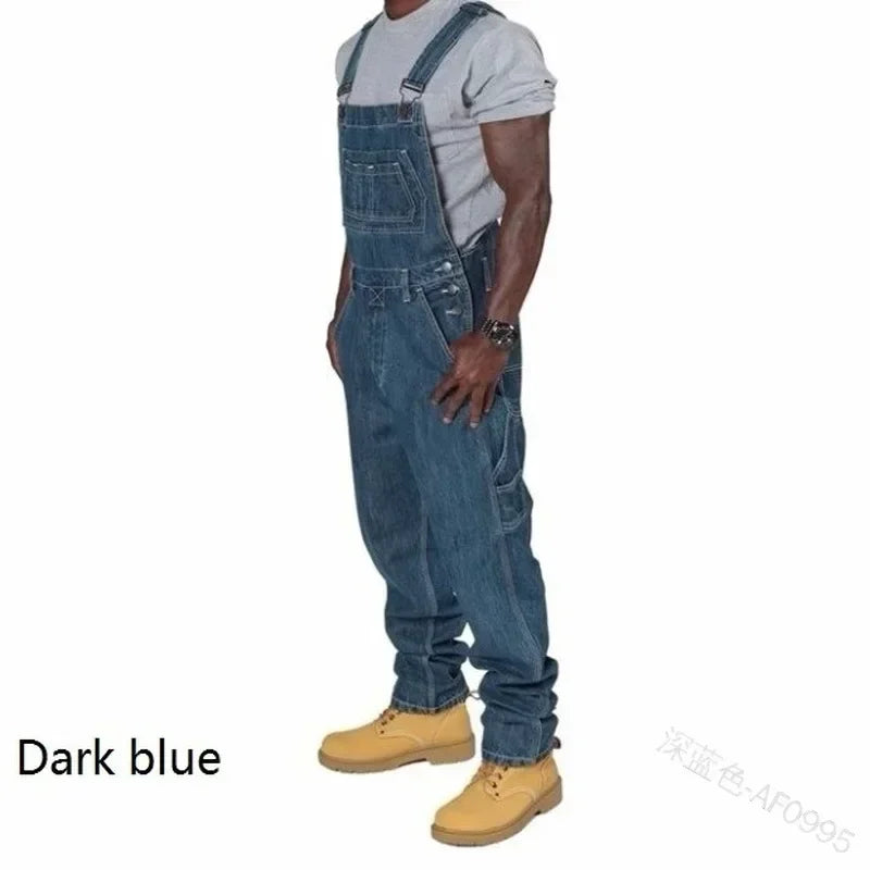Men's Loose Straight Leg Denim Jeans